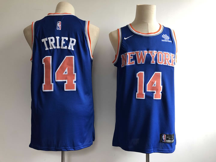 Knicks 14 Allonzo Trier Blue Nike Swingman Jersey,We sell and wholesale Knicks 14 Allonzo Trier Blue Nike Swingman Jersey on line form chian!